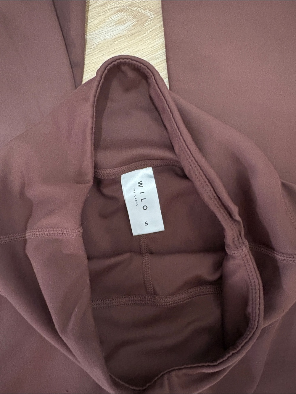 Wilo the label Stretch flair Leggings in Deep Brown - Picture 3 of 3